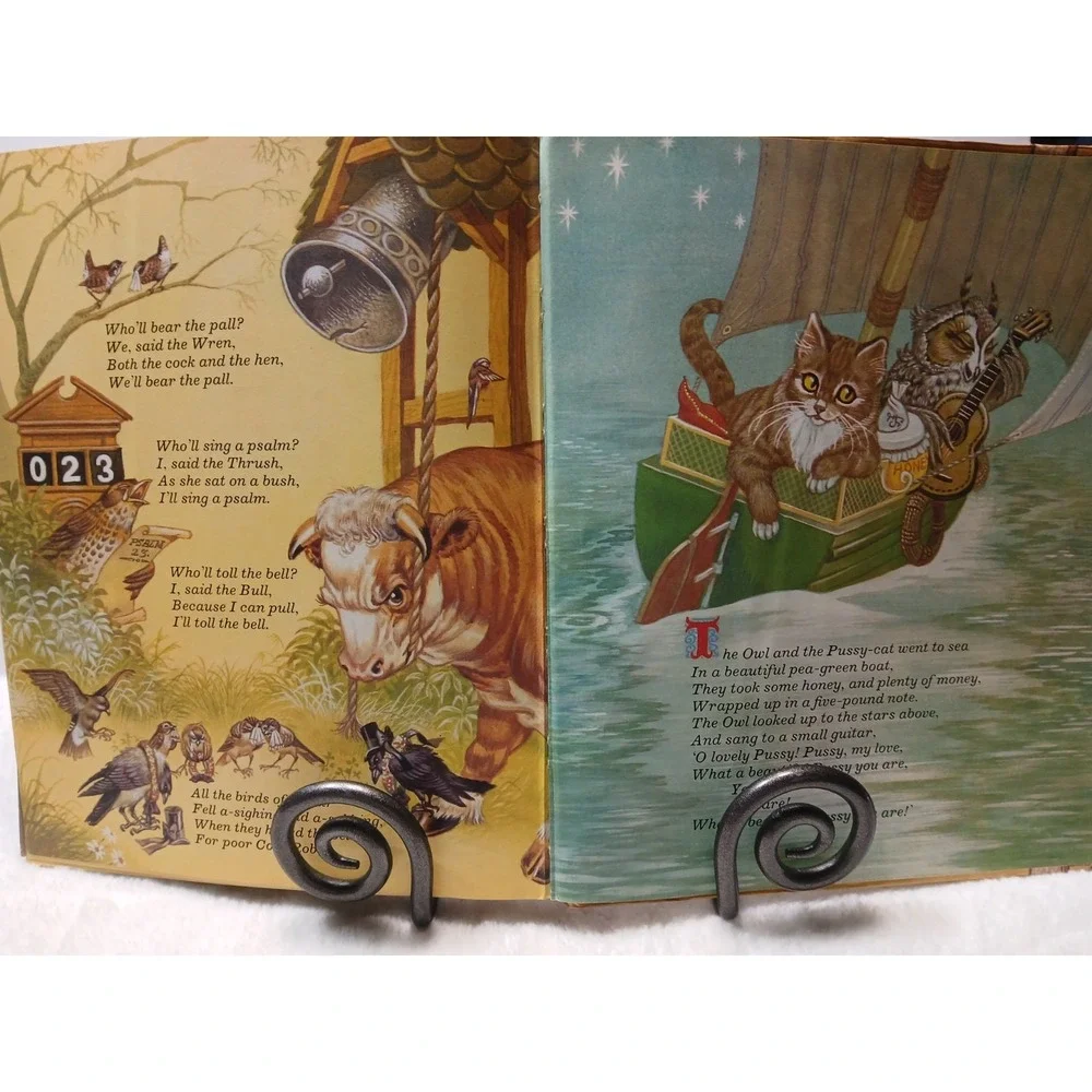 Vtg 1975 Brimax Books Time For A Rhyme A Collection‎ Of Nursery Rhymes HC
